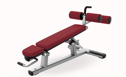 可調(diào)式下斜推舉/腹肌練習椅